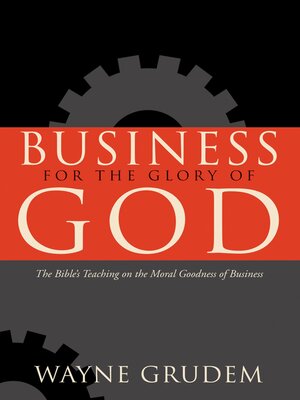 cover image of Business for the Glory of God